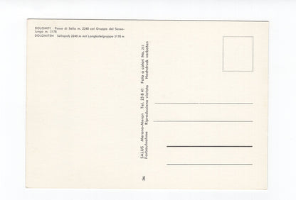 Ansichtskarte Dolomiten / Sellapass / Südtirol / Italien