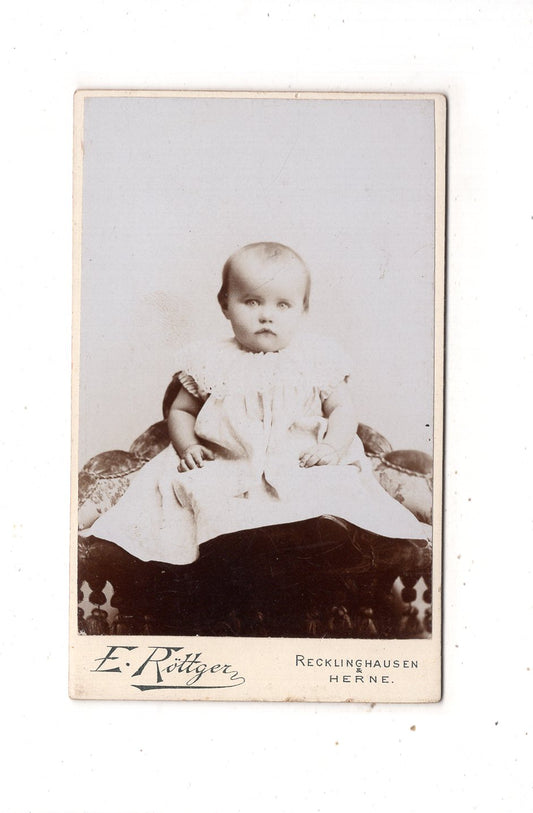 Fotografie Schönes Kinderbild / Baby - Recklinghausen & Herne 1890er