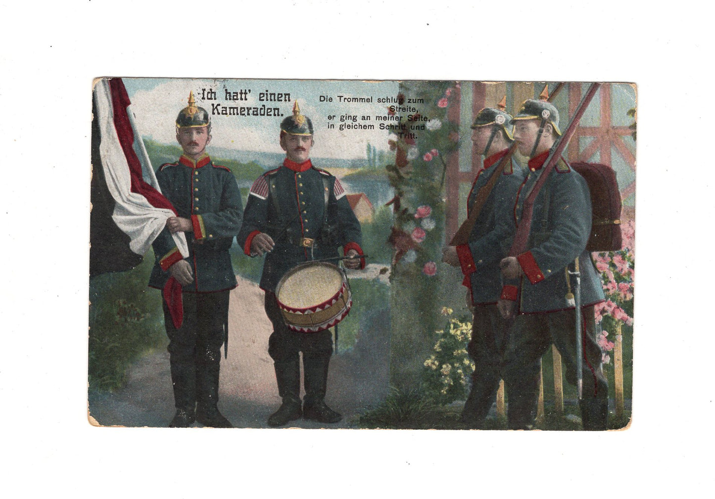 Ansichtskarte / Feldpost / Patriotische Karte - 1914