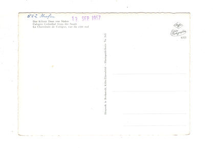Ansichtskarte Köln am Rhein / Der Kölner Dom von Süden / I1-68