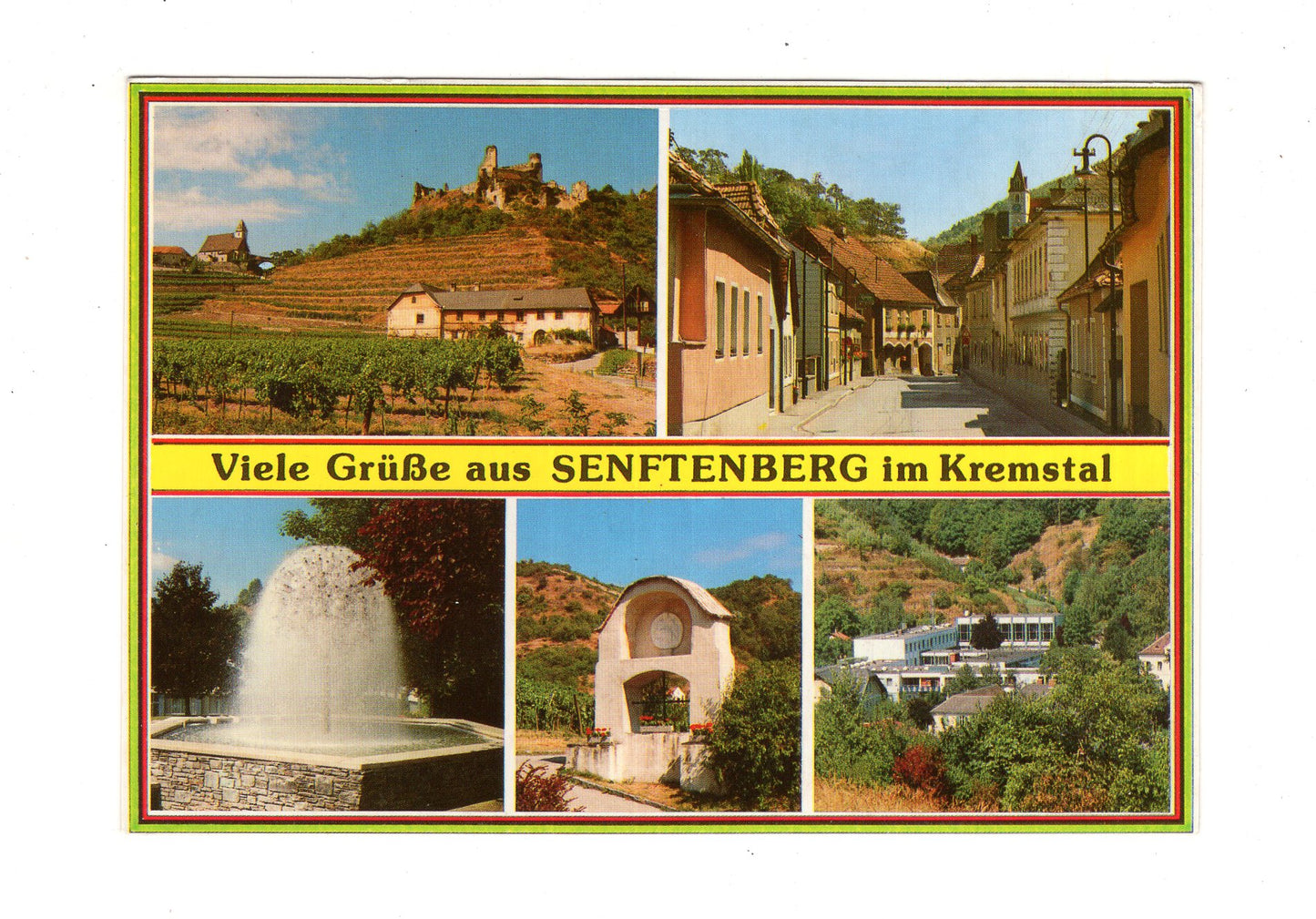 Ansichtskarte Senftenberg im Kremstal / Niederösterreich / Österreich