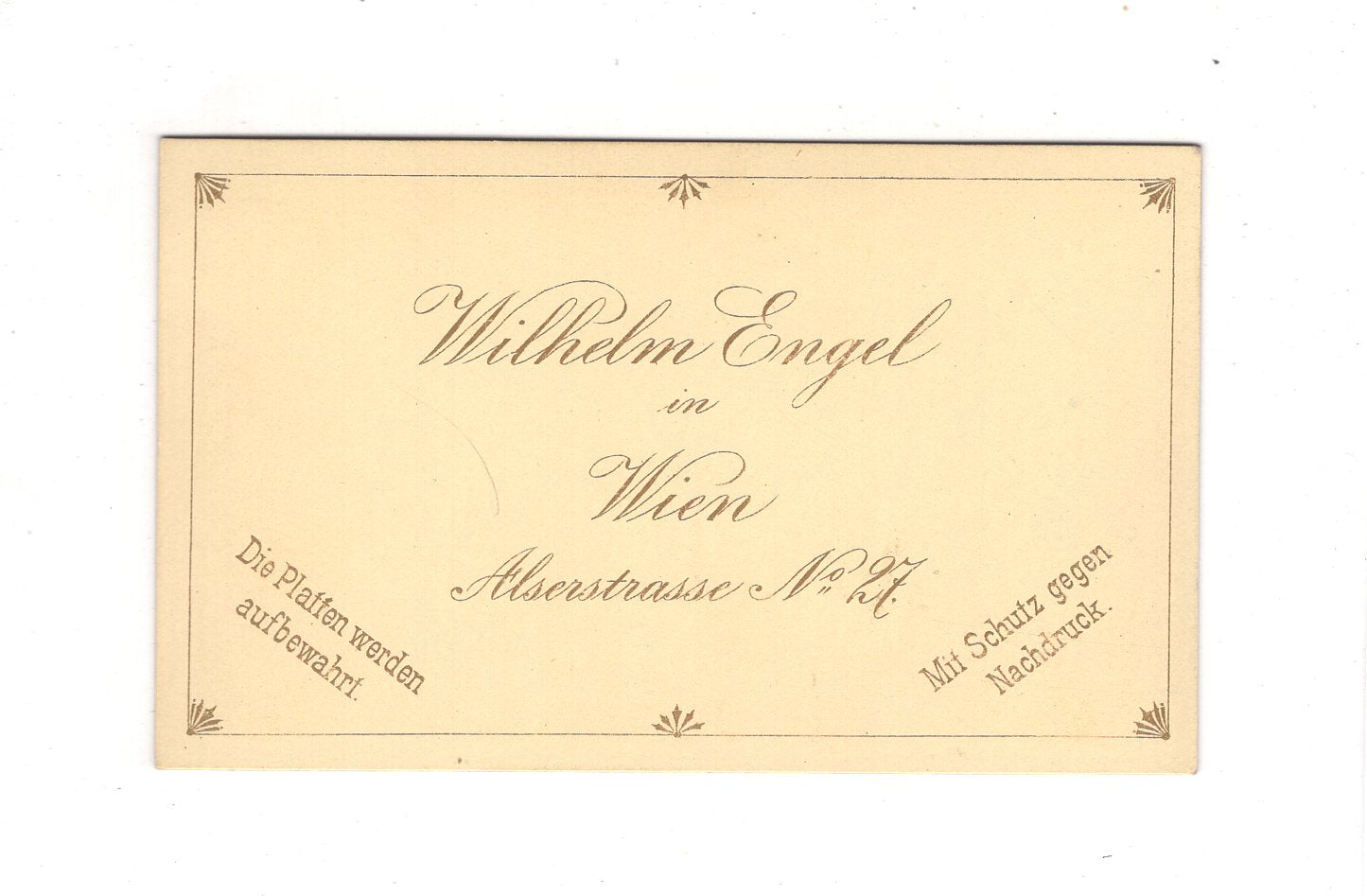 Fotografie Herrenportrait - Wien 1870er / CDV C1-22