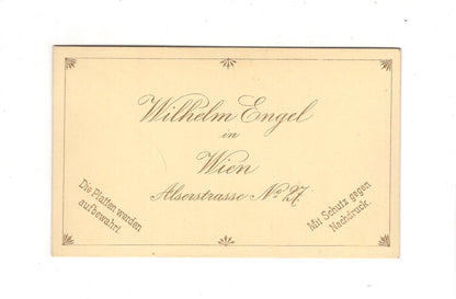 Fotografie Herrenportrait - Wien 1870er / CDV C1-22