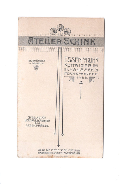 Fotografie Damenportrait - Essen an der Ruhr 1900er
