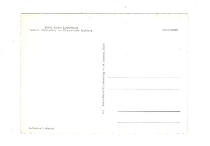 Ansichtskarte Bonn am Rhein / Palais Schaumburg / M1-64