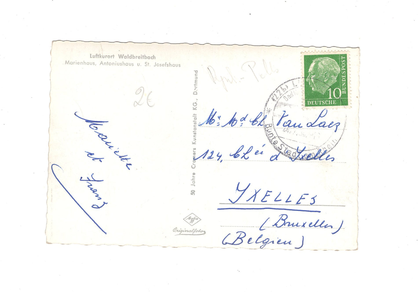 Ansichtskarte Luftkurort Waldbreitbach