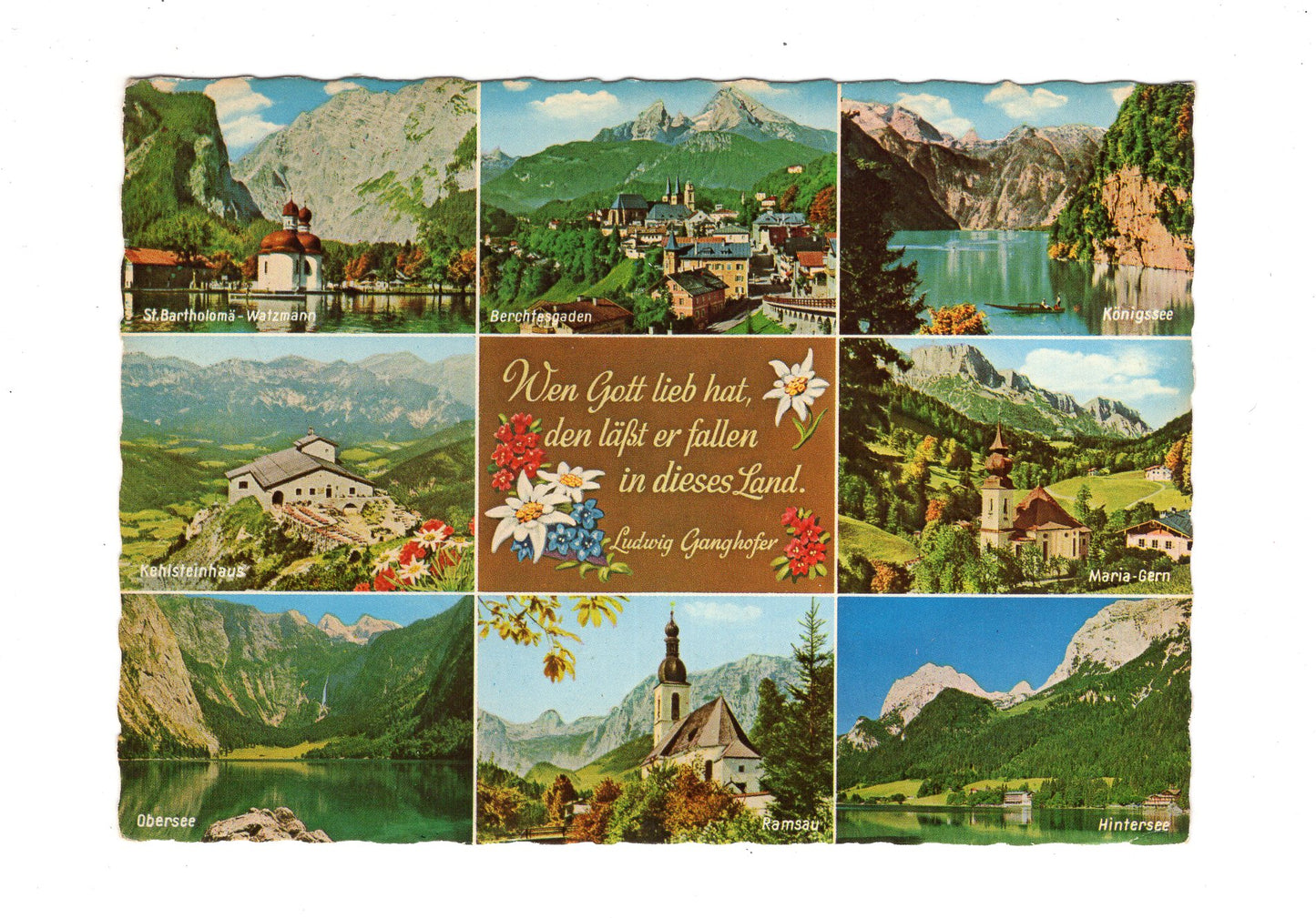 Ansichtskarte Berchtesgaden / Obersee / Ramsau +++