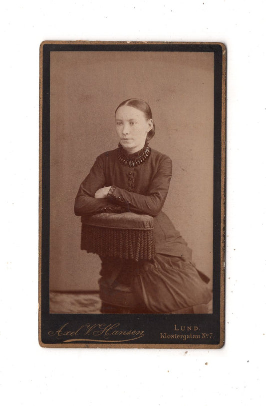 Fotografie Feine Dame - Lund 1880er