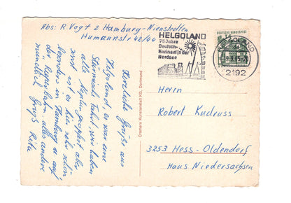 Ansichtskarte Nordseeinsel Helgoland / K1-58