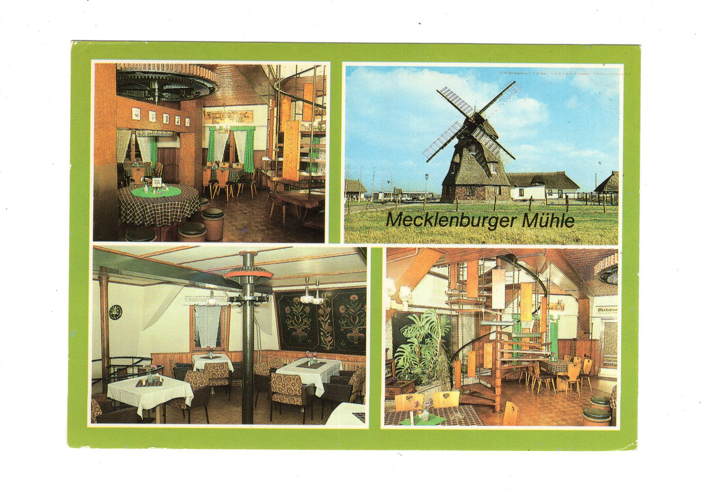Ansichtskarte Dorf Mecklenburg / Gaststätte Mecklenburger Mühle