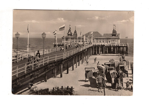 Ansichtskarte Seebad Ahlbeck / Seebrücke / J1-67