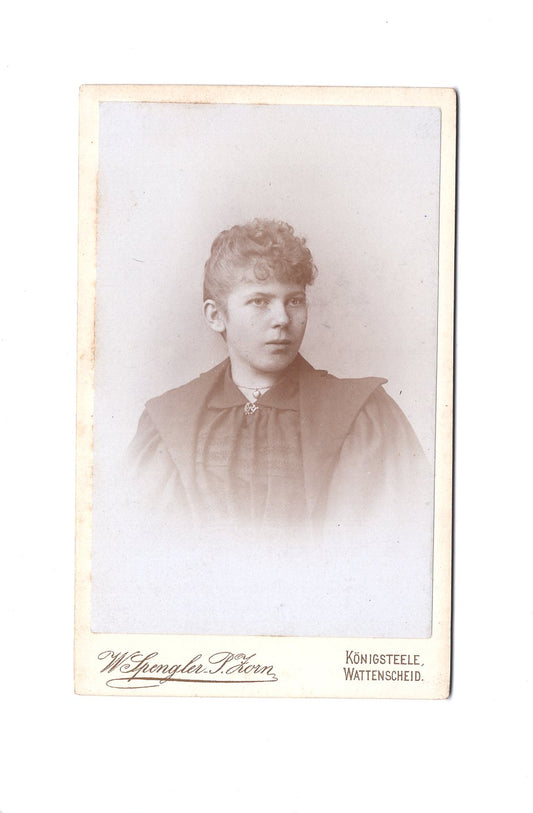 Fotografie Damenportrait - Königssteele / Wattenscheid 1890er