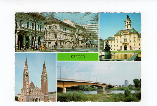 Ansichtskarte Szeged / Ungarn