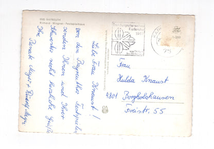 Ansichtskarte Bayreuth / Richard-Wagner-Festspielhaus