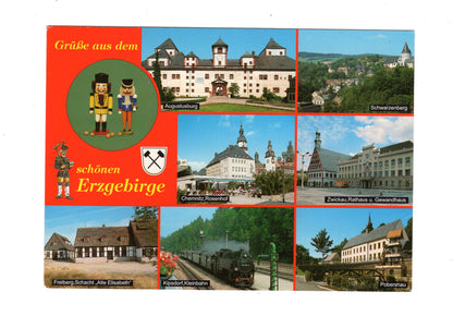 Ansichtskarte Grüße aus dem schönen Erzgebirge