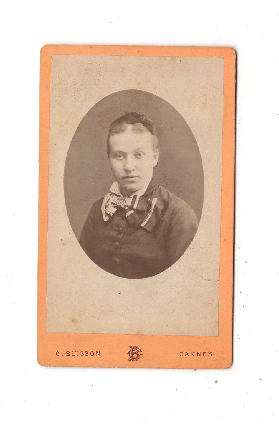 Fotografie Damenportrait - Cannes 1870er / CDV N1-14