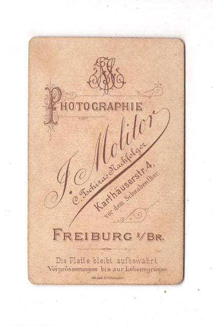 Fotografie Soldat - Freiburg im Breisgau 1880er