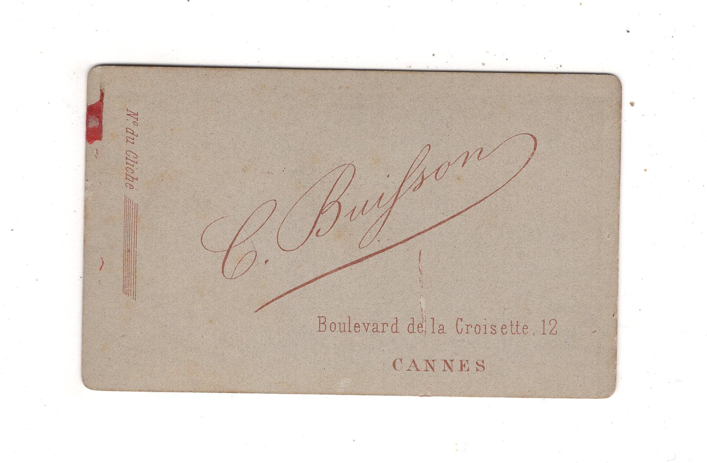 Fotografie Damenportrait - Cannes 1870er / CDV N1-14