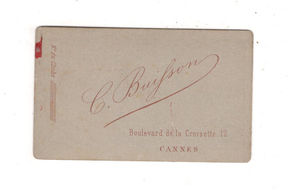 Fotografie Damenportrait - Cannes 1870er / CDV N1-14