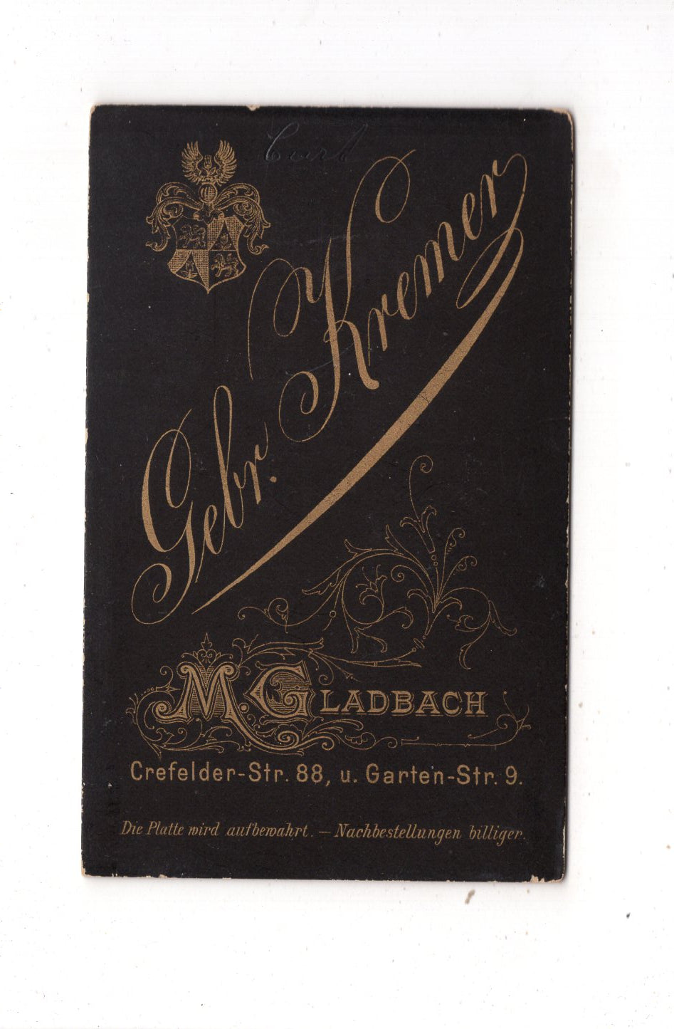 Fotografie Schönes Kinderbild / Baby - Mönchengladbach 1880er / CDV N1-10