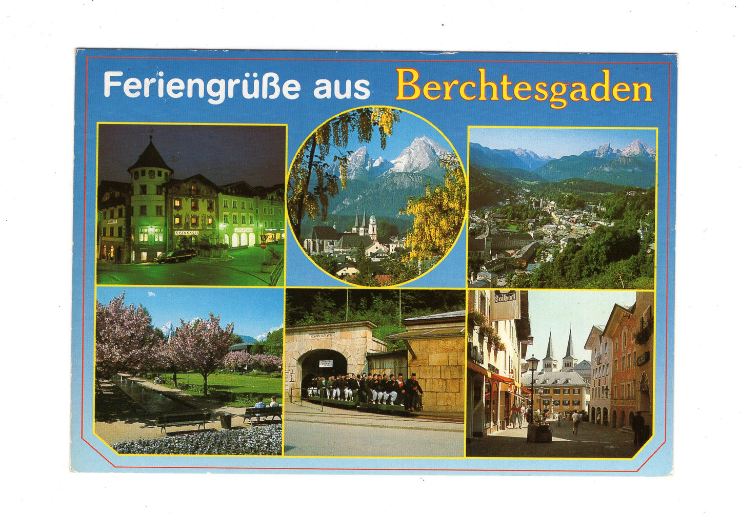 Ansichtskarte Berchtesgaden / Im Kurgarten +++