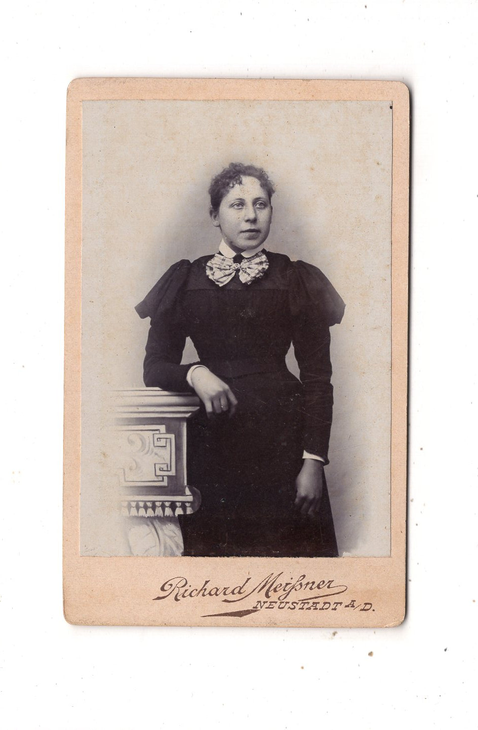 Fotografie Feine Dame - Neustadt a. D. 1890er