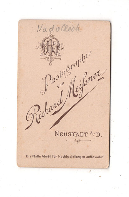 Fotografie Feine Dame - Neustadt a. D. 1890er