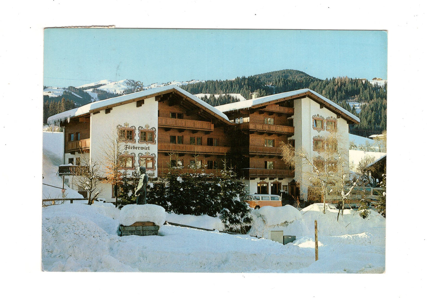 Ansichtskarte Gasthof-Pension Färberwirt / Mühltal / Wildschönau / Tirol / Österreich