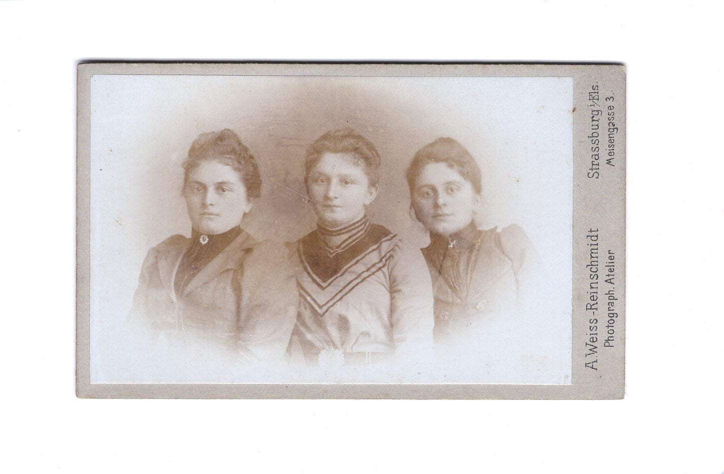 Fotografie Damenportrait - Straßburg im Elsass 1900er