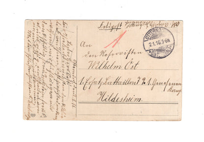Ansichtskarte / Feldpost / Patriotische Karte - Otterndorf 1916