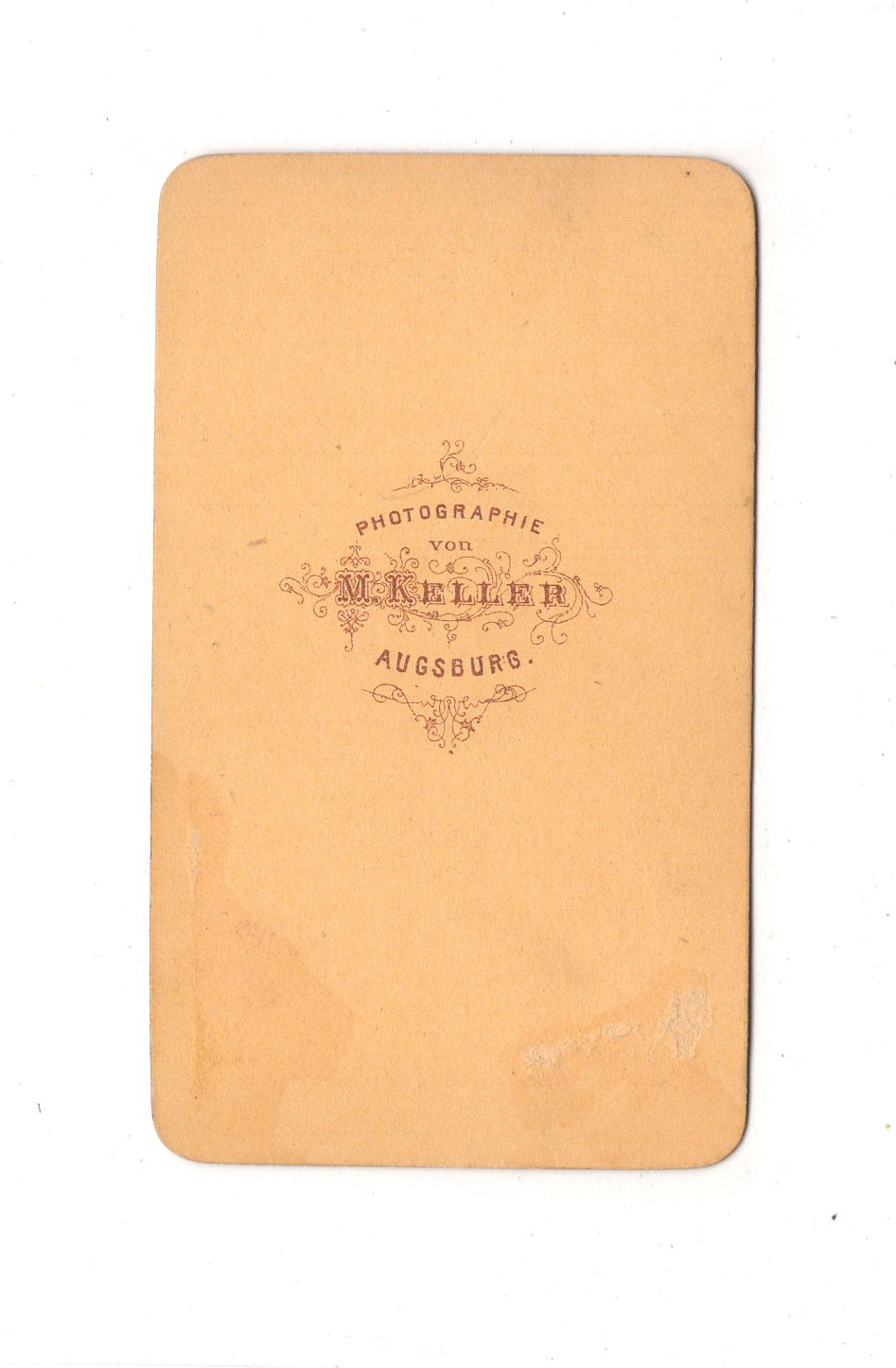 Fotografie Herrenportrait - Augsburg 1860er / CDV C1-22