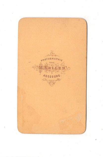 Fotografie Herrenportrait - Augsburg 1860er / CDV C1-22