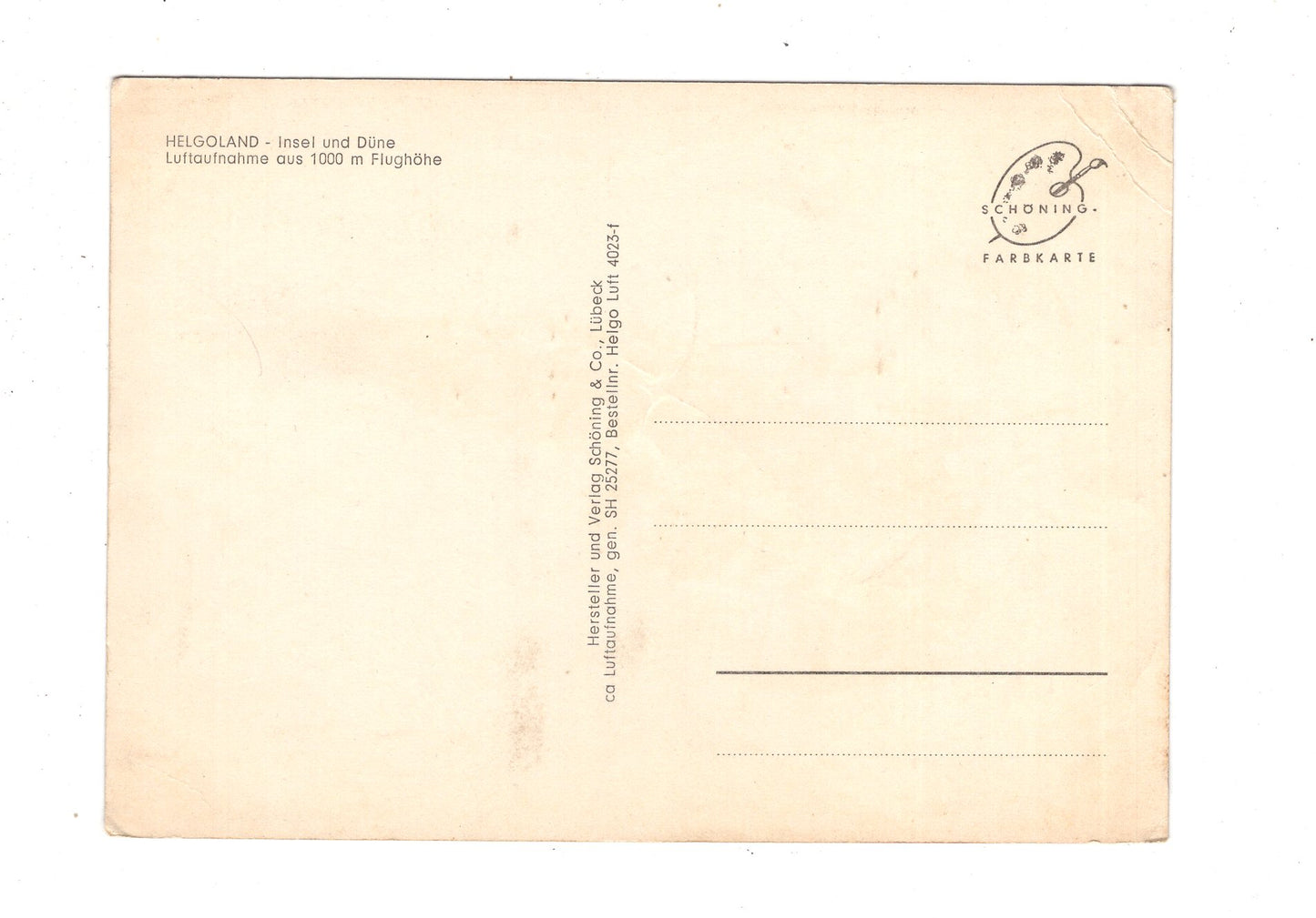 Ansichtskarte Nordseeinsel Helgoland / Luftaufnahme / L1-67