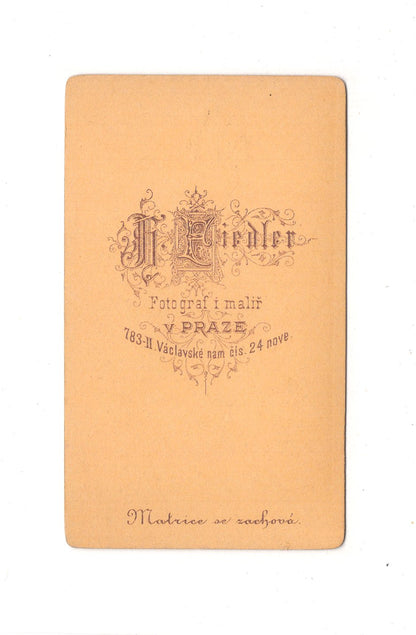 Fotografie Damenportrait - Prag 1870er / CDV C1-04