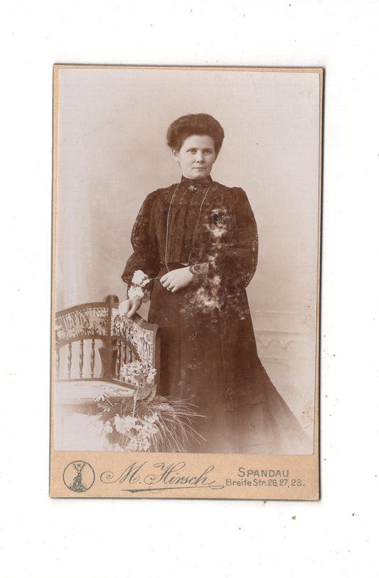 Fotografie Feine Dame - Berlin-Spandau 1890er