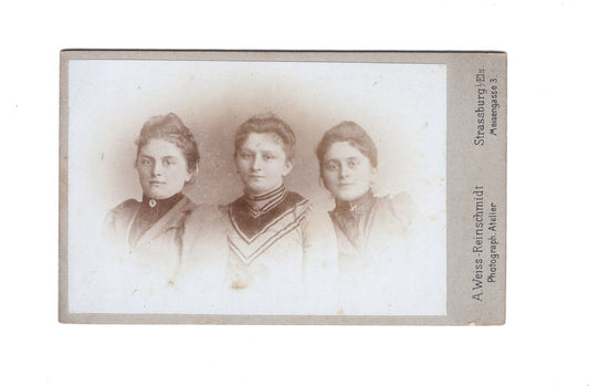 Fotografie Damenportrait - Straßburg im Elsass 1900er