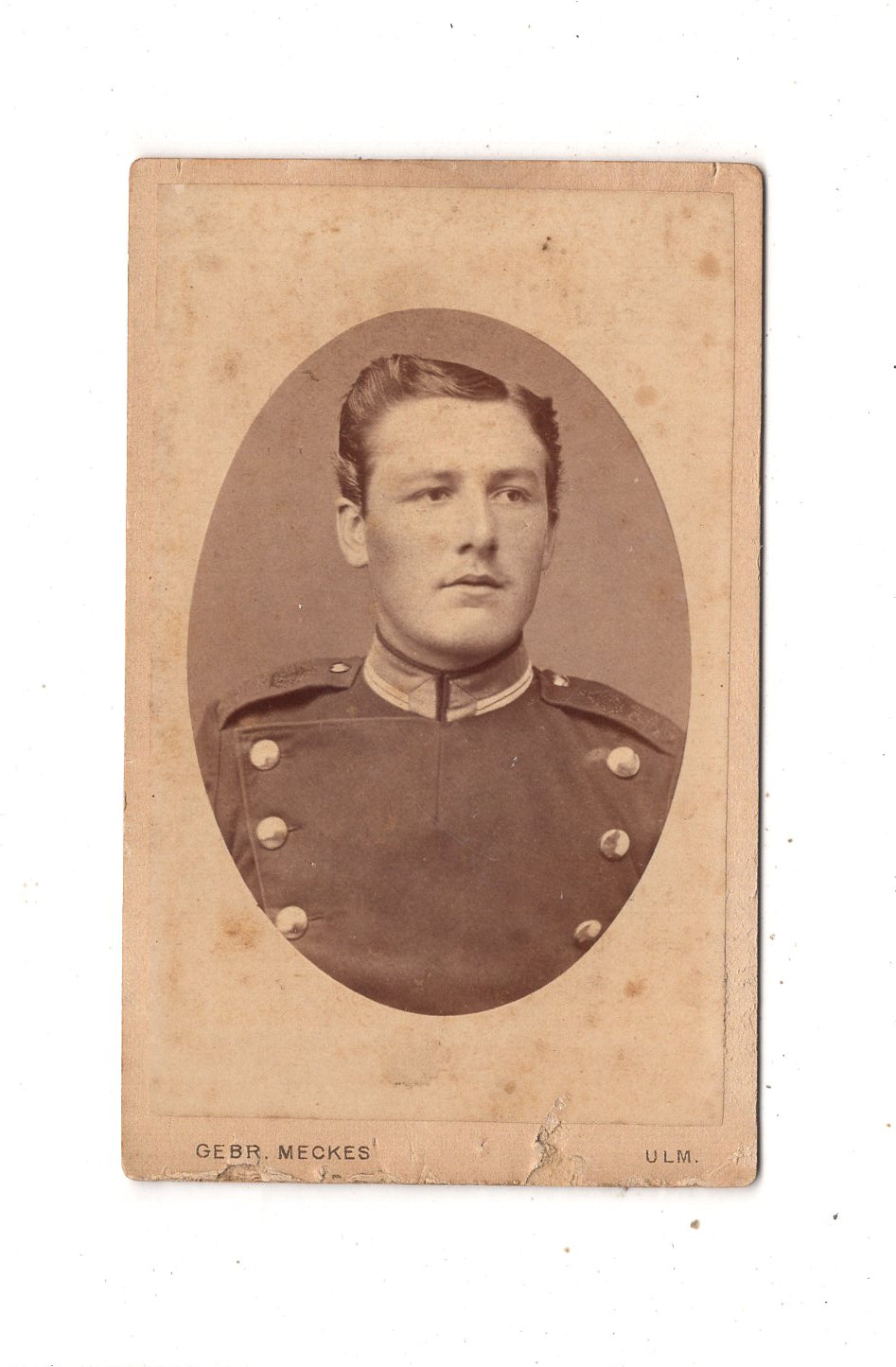 Fotografie Soldat - Ulm 1880er