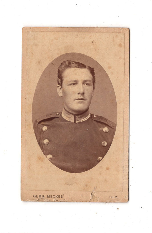 Fotografie Soldat - Ulm 1880er