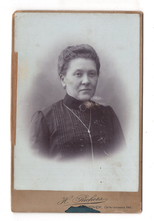 Fotografie Feine Dame - Hannover 1890er / CAB W-25