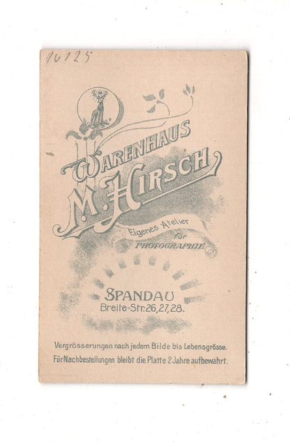 Fotografie Feine Dame - Berlin-Spandau 1890er