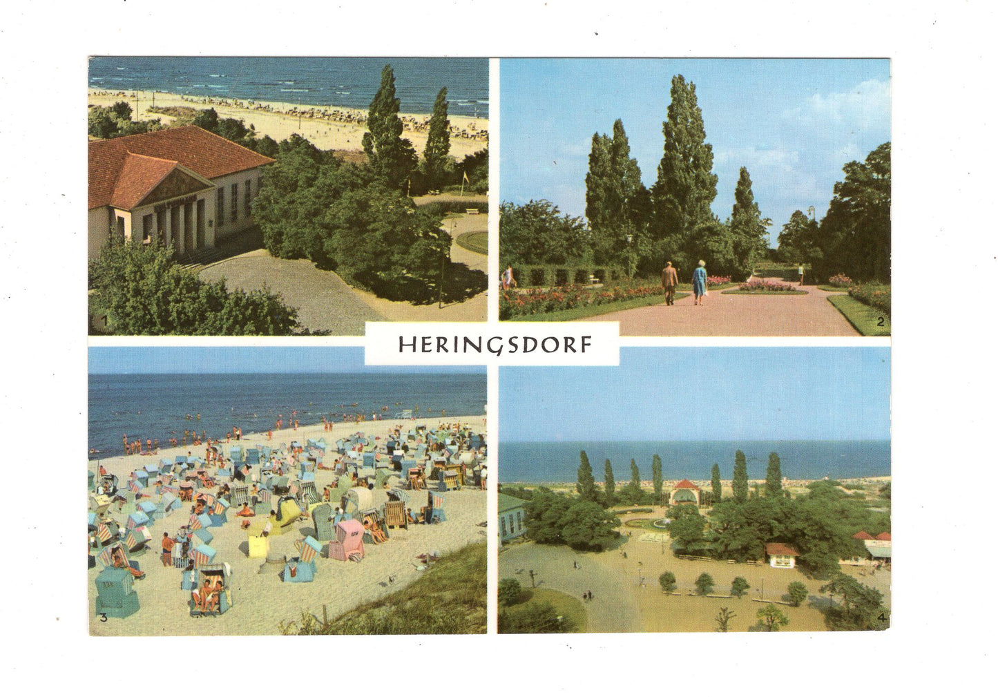 Ansichtskarte Heringsdorf / Kulturhaus / Kurpromenade +++ / L1-67