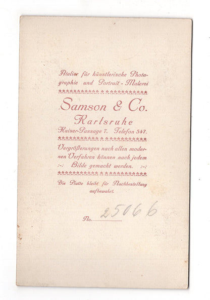 Fotografie Soldat - Karlsruhe 1910er / CAB U-22