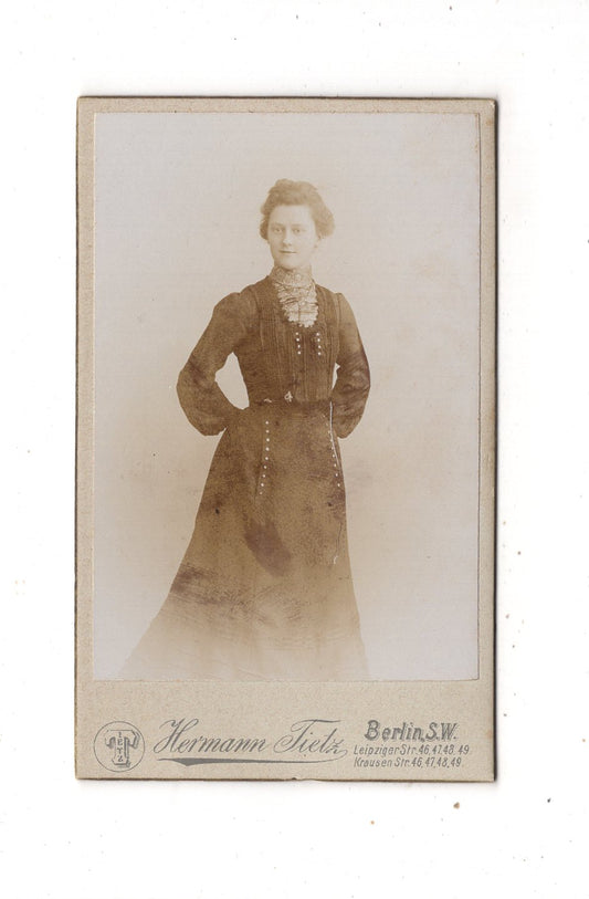 Fotografie Feine Dame - Berlin 1890er