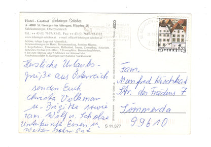 Ansichtskarte Hotel Lohninger-Schober / St. Georgen im Attergau / Österreich