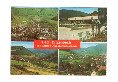 Ansichtskarte Bad Ditzenbach mit Ortsteil Auendorf und Gosbach