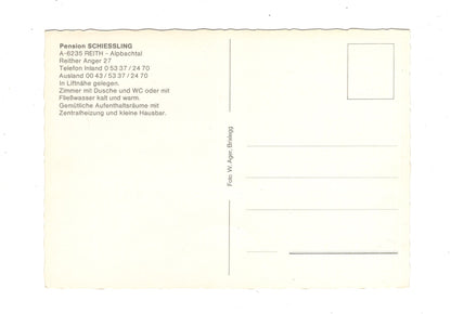 Ansichtskarte Pension Schiessling / Reith / Alpbachtal / Österreich