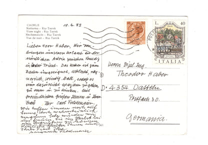 Ansichtskarte Caorle / Rio Terra / Italien