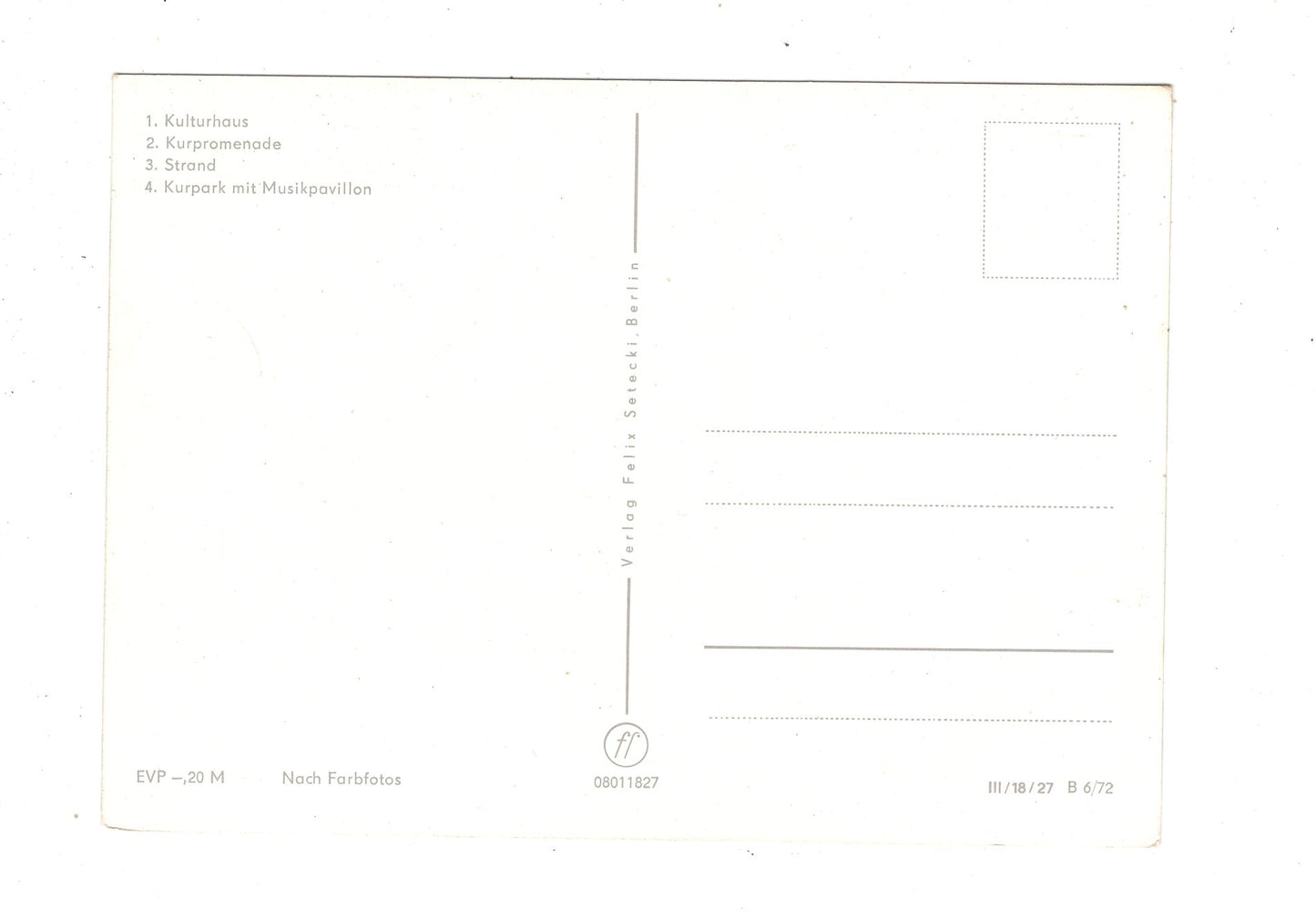 Ansichtskarte Heringsdorf / Kulturhaus / Kurpromenade +++ / L1-67