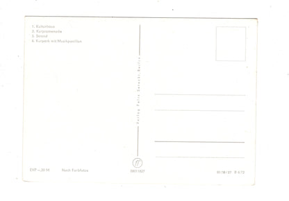 Ansichtskarte Heringsdorf / Kulturhaus / Kurpromenade +++ / L1-67