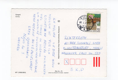 Ansichtskarte Szeged / Ungarn